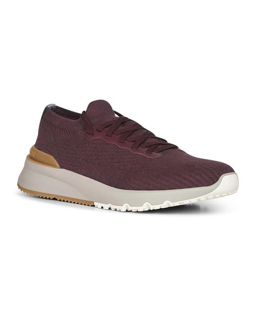 Brunello Cucinelli Purple Sneakers for men