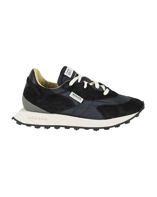 RUN OF Black Sneakers for men