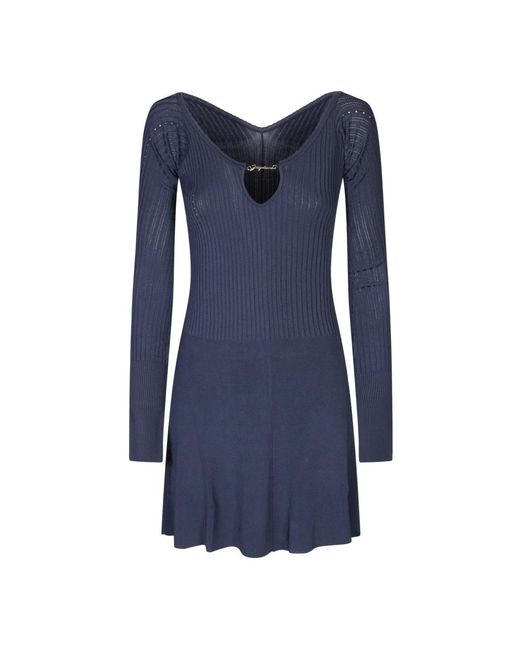 Jacquemus Blue Short Dresses