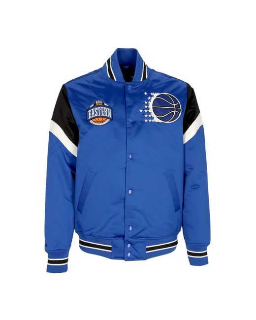 Bomber Jackets di Mitchell & Ness in Blue da Uomo