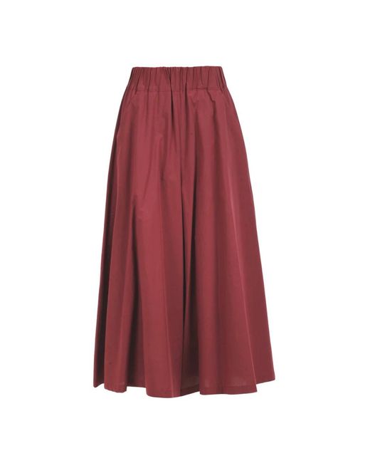 Ottod'Ame Red Midi Skirts