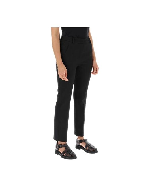 Trousers > slim-fit trousers Weekend by Maxmara en coloris Black