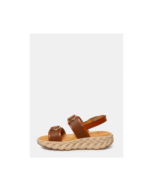 Flat Sandals 4Ccccees en coloris Brown