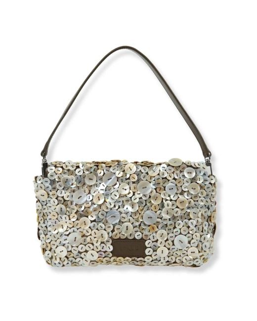 Staud Metallic Shoulder Bags