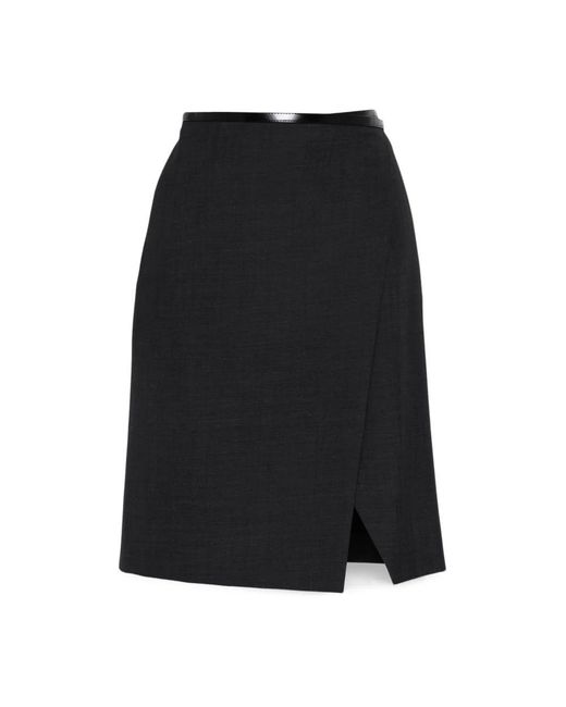 Philosophy Di Lorenzo Serafini Black Midi Skirts
