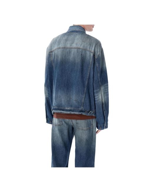 Acne Blue Denim Jackets for men
