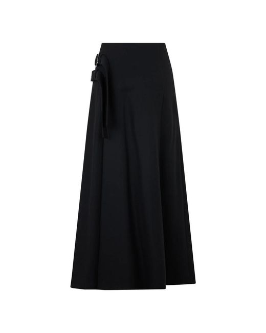 Alberta Ferretti Black Midi Skirts