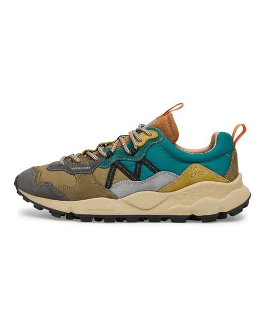 Flower Mountain Blue Sneakers for men