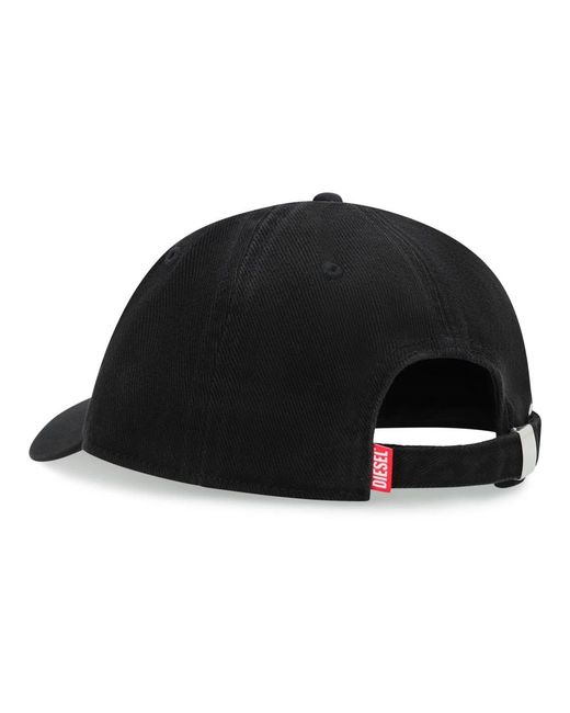 DIESEL Black Caps for men