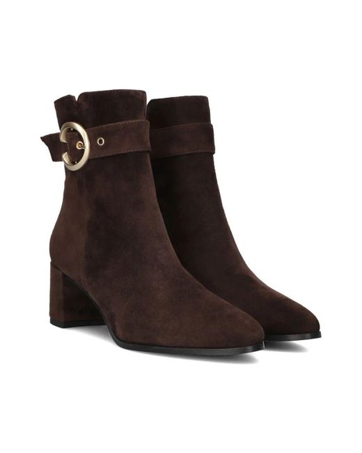 Notre-v Brown Braune Wildleder Stiefeletten 8552