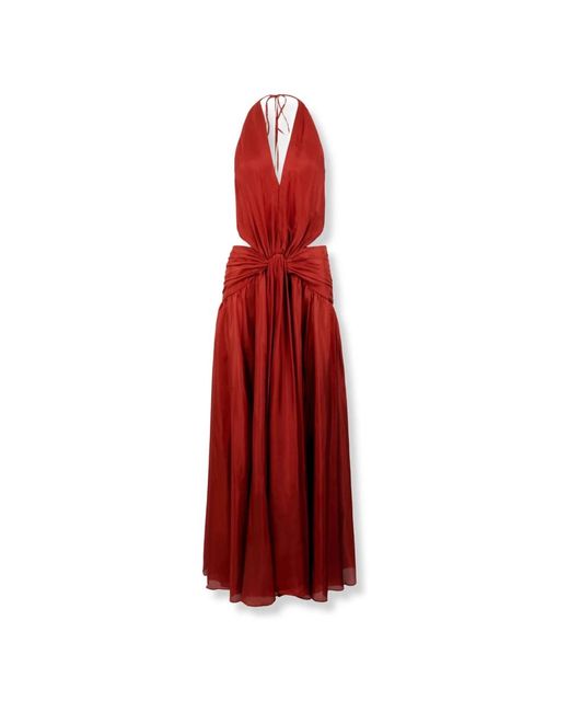 Maxi Dresses Zimmermann de color Red