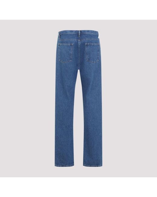 Jil Sander Blue Straight Jeans for men