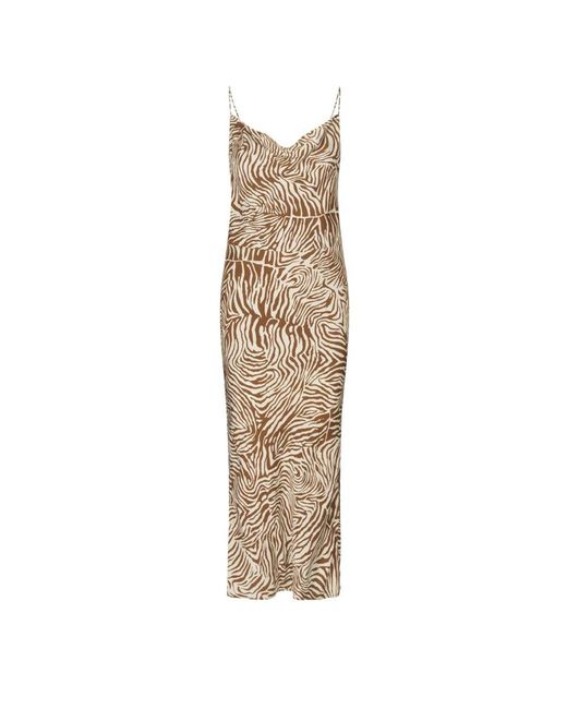 Samsøe & Samsøe Midi Dresses in het Natural
