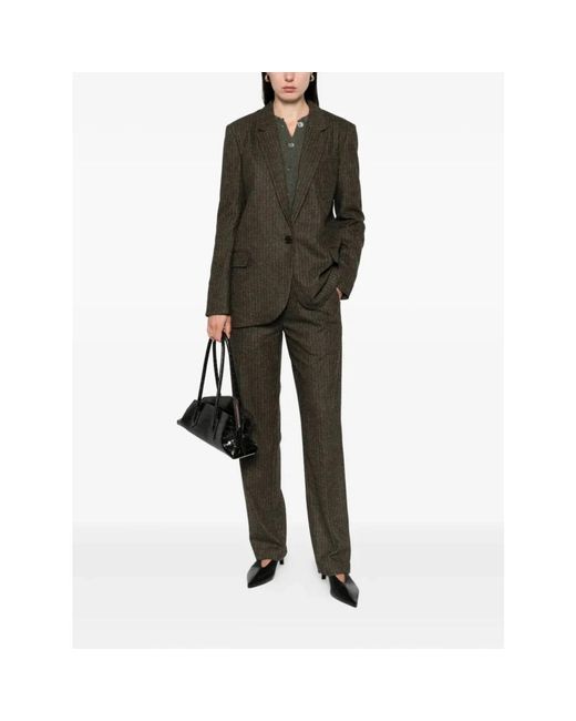 Isabel Marant Green Wide Trousers