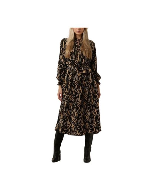 Moves Black Midi Kleid Lavisa 2608