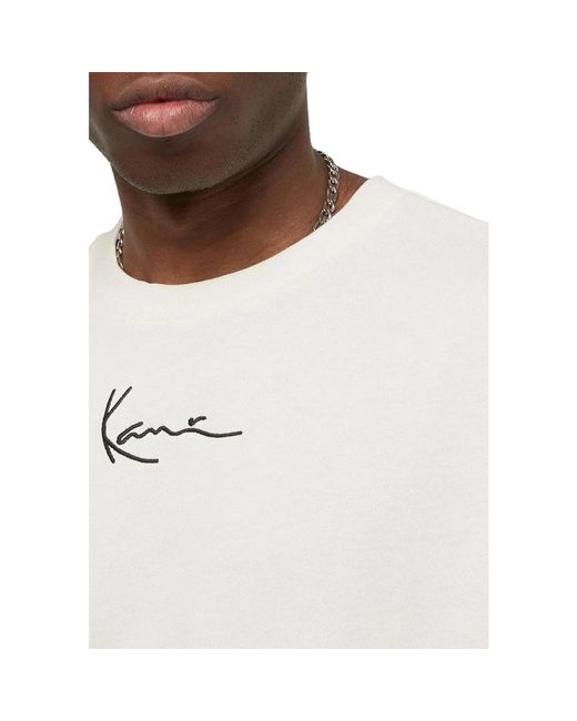 Karlkani White T-Shirts for men
