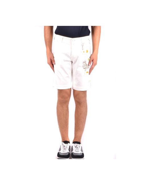 Jacob Cohen White Casual Shorts for men