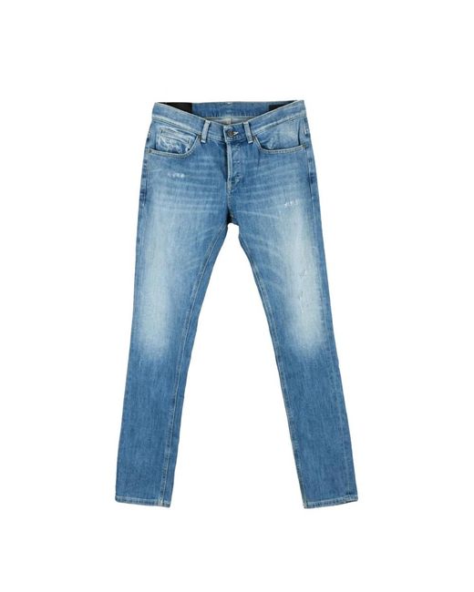 Dondup Blue Slim Fit Jeans for men
