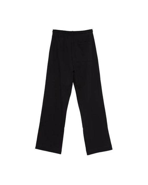 Dries Van Noten Black Wide Trousers for men