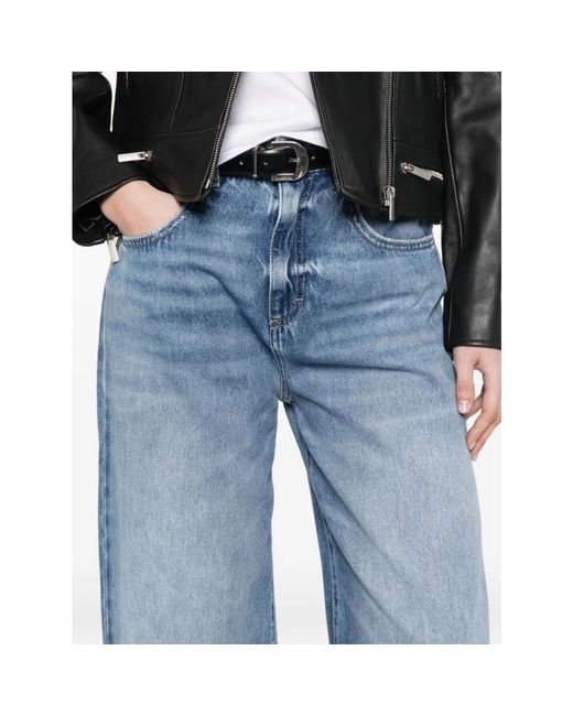 ICON DENIM Blue Loose Fit Jeans