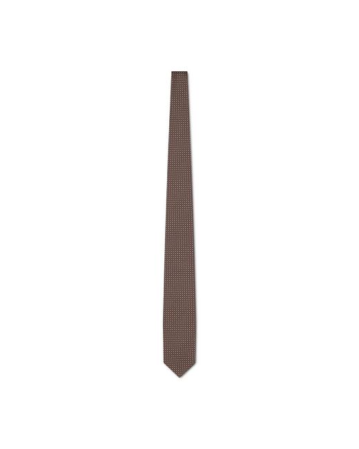 Altea Brown Krawatte aus seide