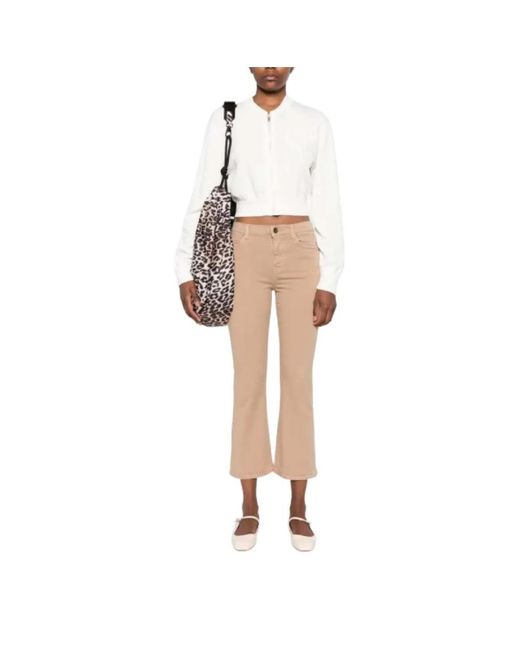 Pinko Natural Cropped Jeans