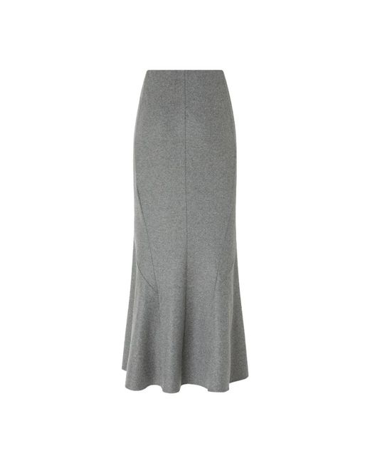Pinko Gray Maxi Skirts