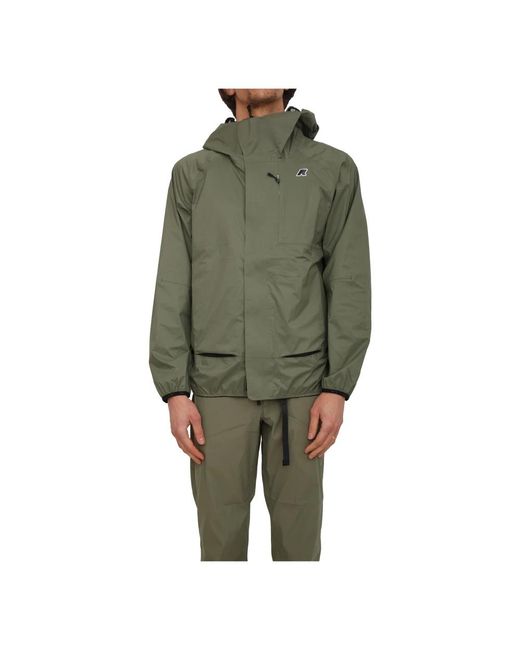 K-Way Green Light Jackets for men