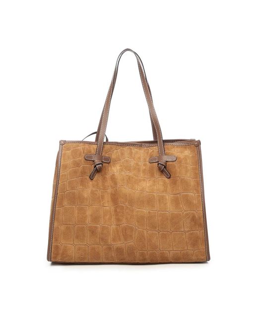 Gianni Chiarini Brown Shopping Bags