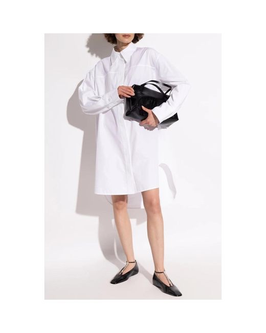 Jil Sander White Shirt Dresses