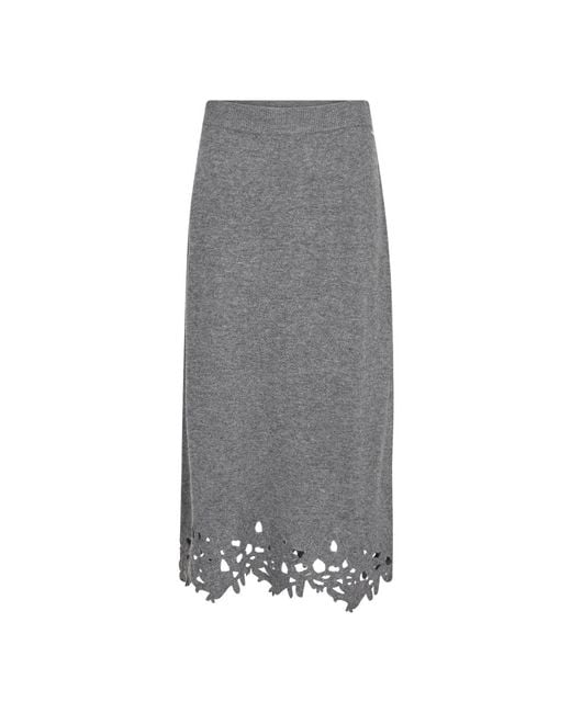 Mos Mosh Rokken ,Grijs ,Midi Rokken in het Gray