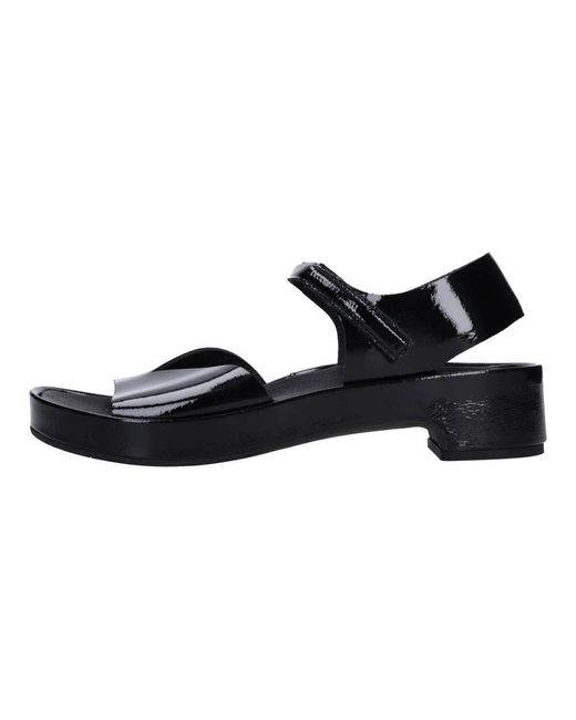 Pedro Garcia Black Sandalen Schwarz