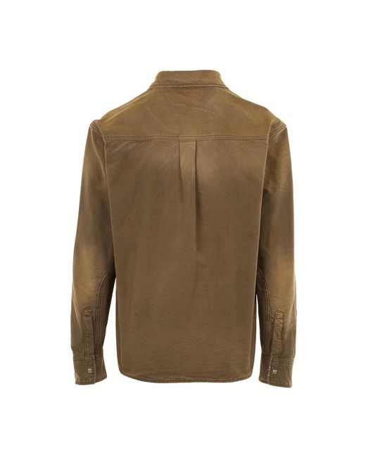 DSquared² Green Denim Shirts for men