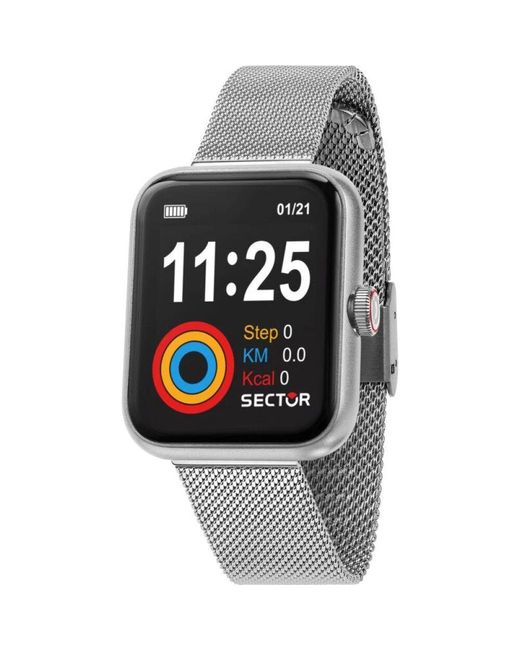 Sector No Limits Smart s-03 digital mesh uhr in Gray für Herren