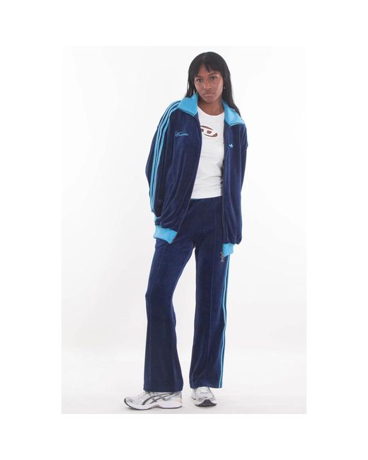 AVAVAV Velour Track Pants in het Blue