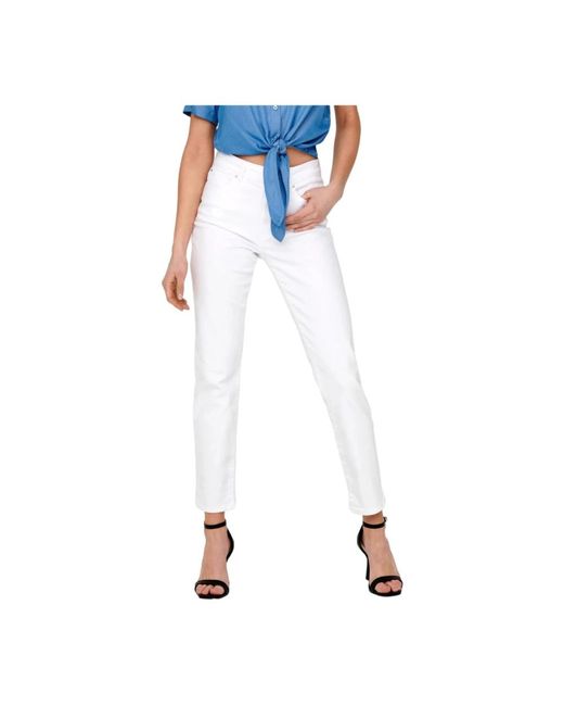 Slim-fit pantaloni di ONLY in White
