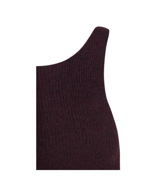 Cortana Purple Sleeveless Tops
