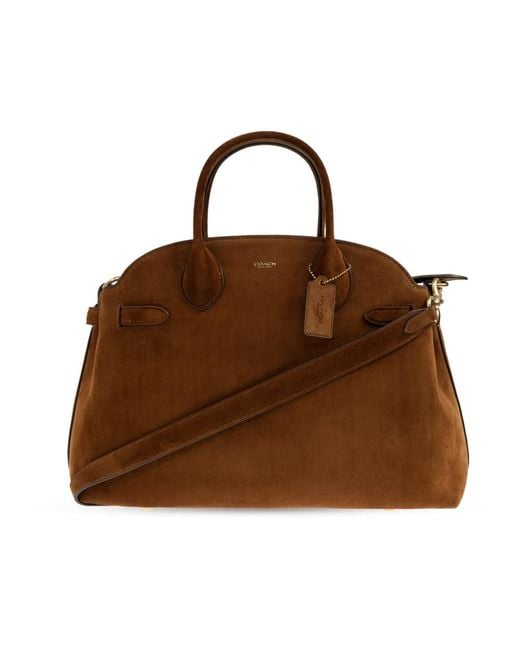 COACH Handbags in het Brown