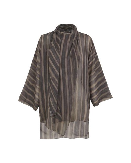 Cortana Gray Blouses