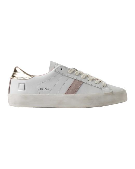 Date Gray Niedrige Hill Sneakers