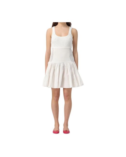 Short Dresses Twinset de color White