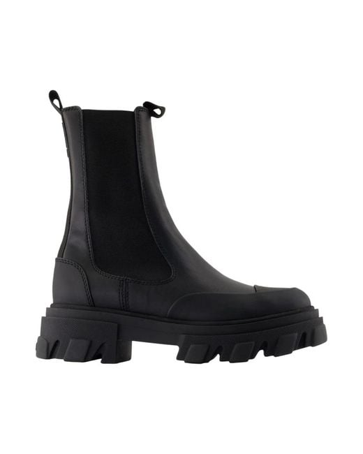 Chelsea Boots Ganni de color Black