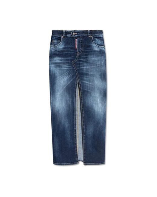 DSquared² Blue Denim Skirts