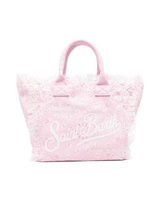 Mc2 Saint Barth Pink Shopping Bags