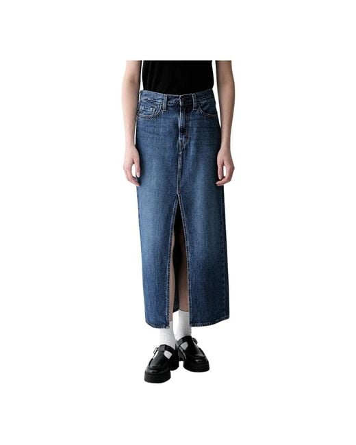Levi's Blue Ankle Column