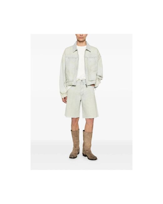 Purple Brand White Denim Jackets for men
