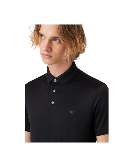 Emporio Armani Polo Shirts in Black für Herren
