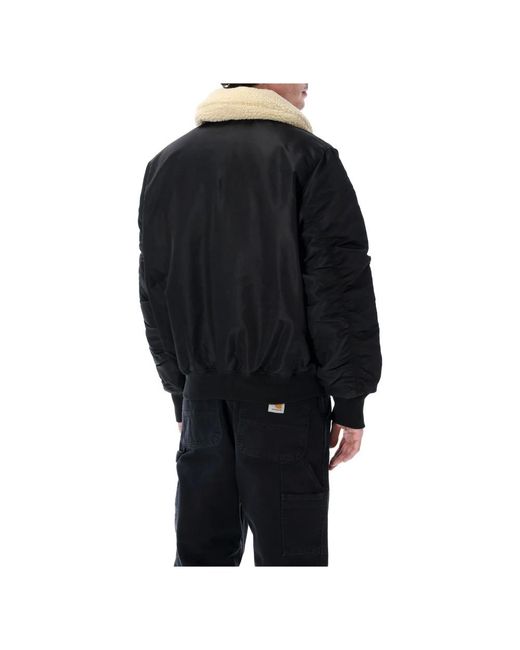 Alpha Industries Black Bomber Jackets for men