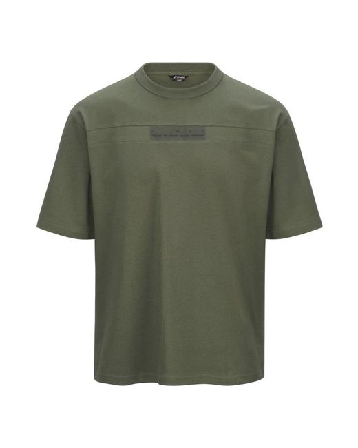 K-Way Green T-Shirts for men