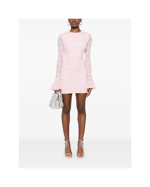 ROTATE BIRGER CHRISTENSEN Pink Es rotate kleid mit verdecktem verschluss